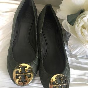 Tory Burch Ballet Flats  6.5 Color Hunter Green